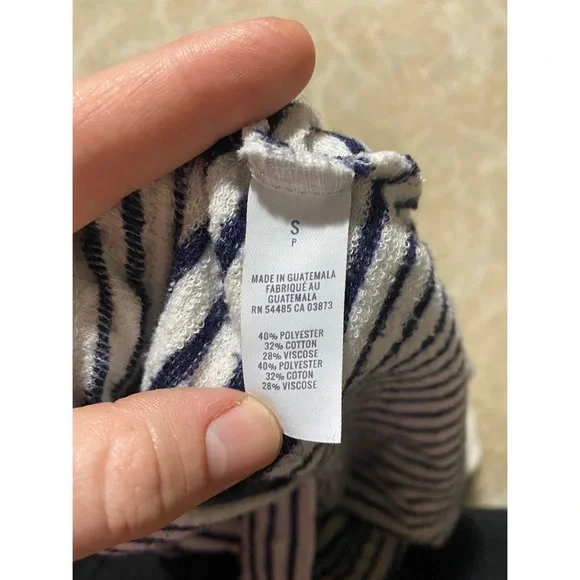 Aerie lounge shorts navy blue stripes S - Picture 7 of 10